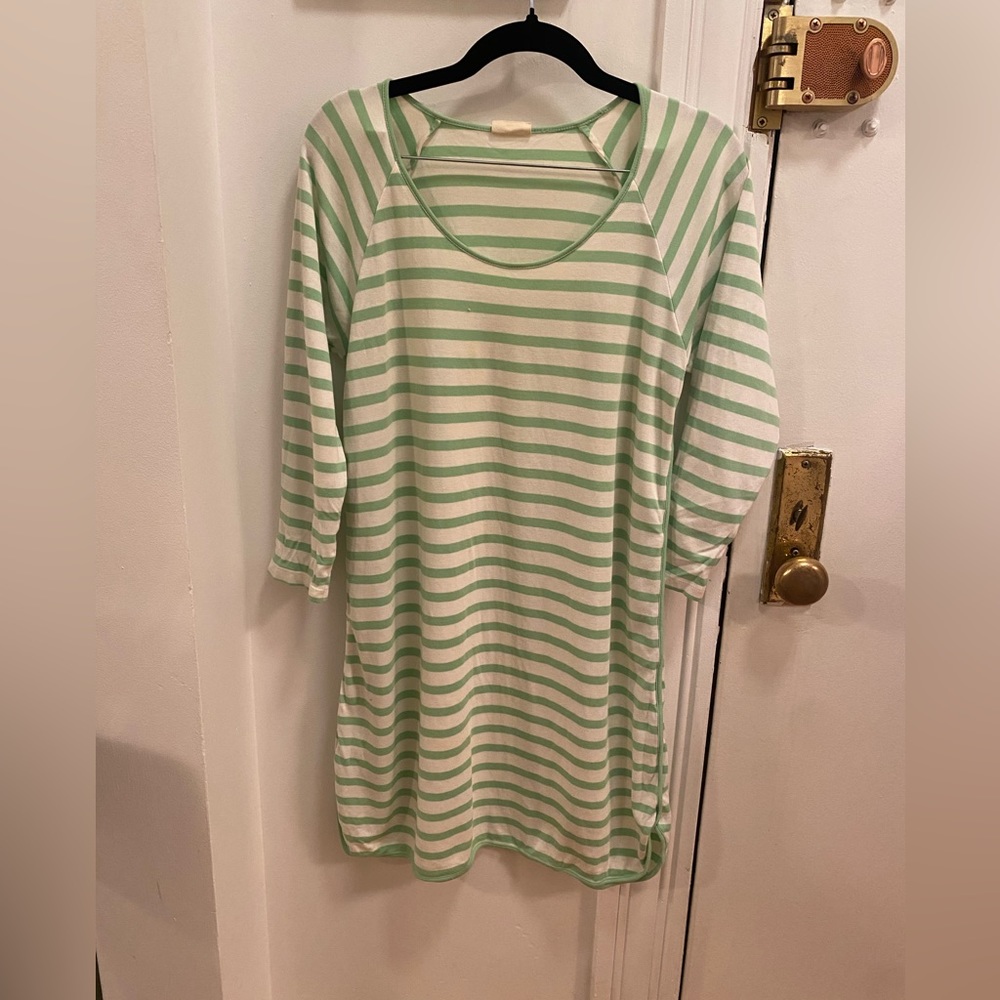 Lake Pima long sleeve nightgown in green
